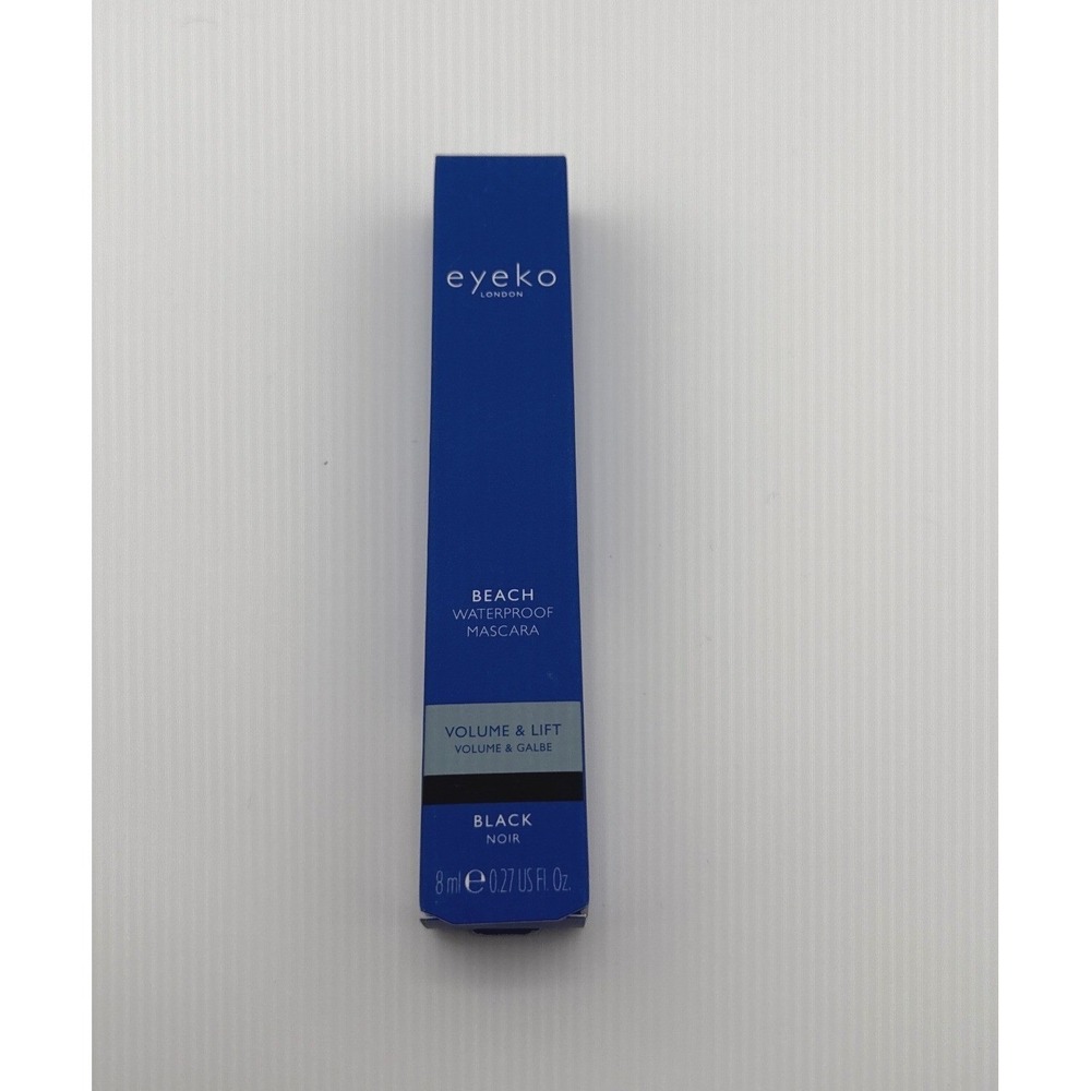 Eyeko Beach Waterproof Mascara Black Volume & Lift 8ml 0.27 fl oz New in Box